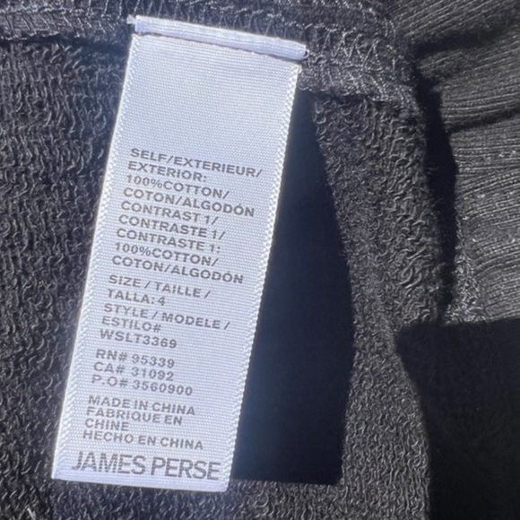 James Perse Oversized Womens Hoodie 100% Cotton Sweater - Picture 13 of 16
